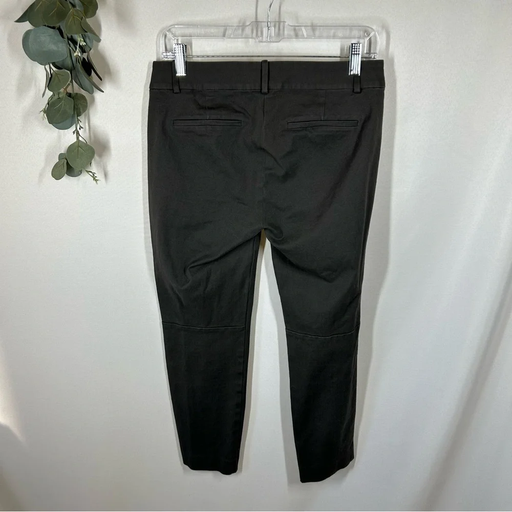 J Crew | Cotton Mercantile Trousers Dress Pants Dark Gray Women’s Size 6